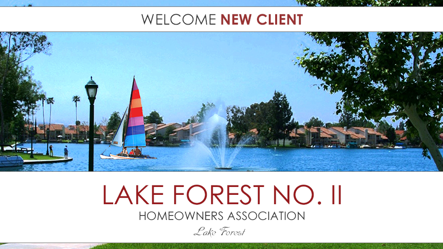 New Client Lake Forest No II Homeowners Association — HOA Lawyer Blog