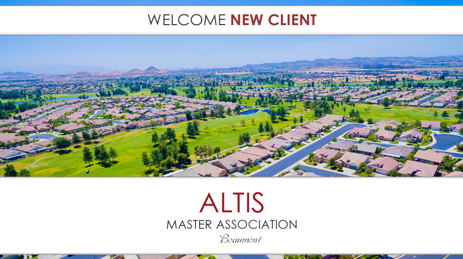 New Client Altis Master Association — HOA Lawyer Blog — March 17, 2021