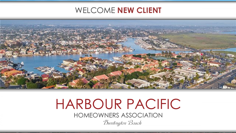 New Client Harbour Pacific Homeowners Association — HOA Lawyer Blog